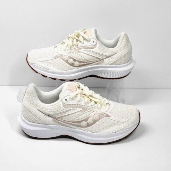 SAUCONY WOMEN'S cohesion 17 perl ivory running shoes Size 8.5 NEW - Picture 3 of 9